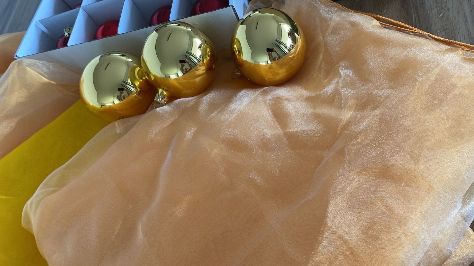 Toutes les décorations: Weihnachtskugeln rot gold orange – D'occasion à Dagmersellen par Arcticsnow2017 4
