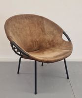 MCM Vintage Design, Balloon Chair, Lusch & Co, Wildleder, 60