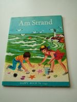 "Am Strand" - Happy Buch 1045, Vintage Kinderbuch von 1961