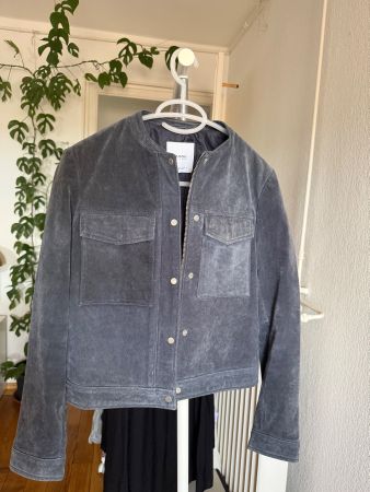Veste en cuir mango