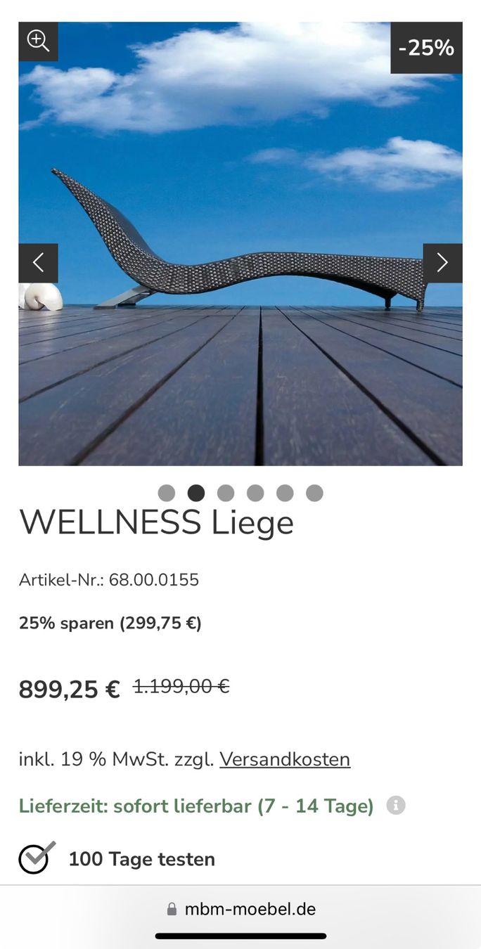 Sedie a sdraio: Liegestuhl mit Zubehör – Usato da Kloten venduto da ivanaragozzino 1