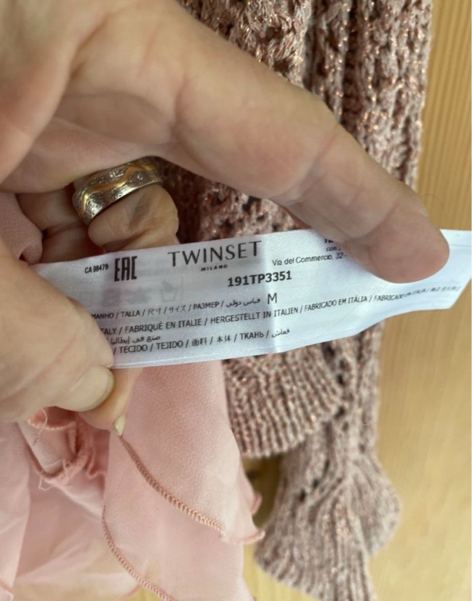 Twinset Maglioni & Felpe: Leichter Strickpullover mit Top – TWINSET Gr. M – Nuovo (secondo la descrizione) da Würenlos venduto da Style_lounge 2