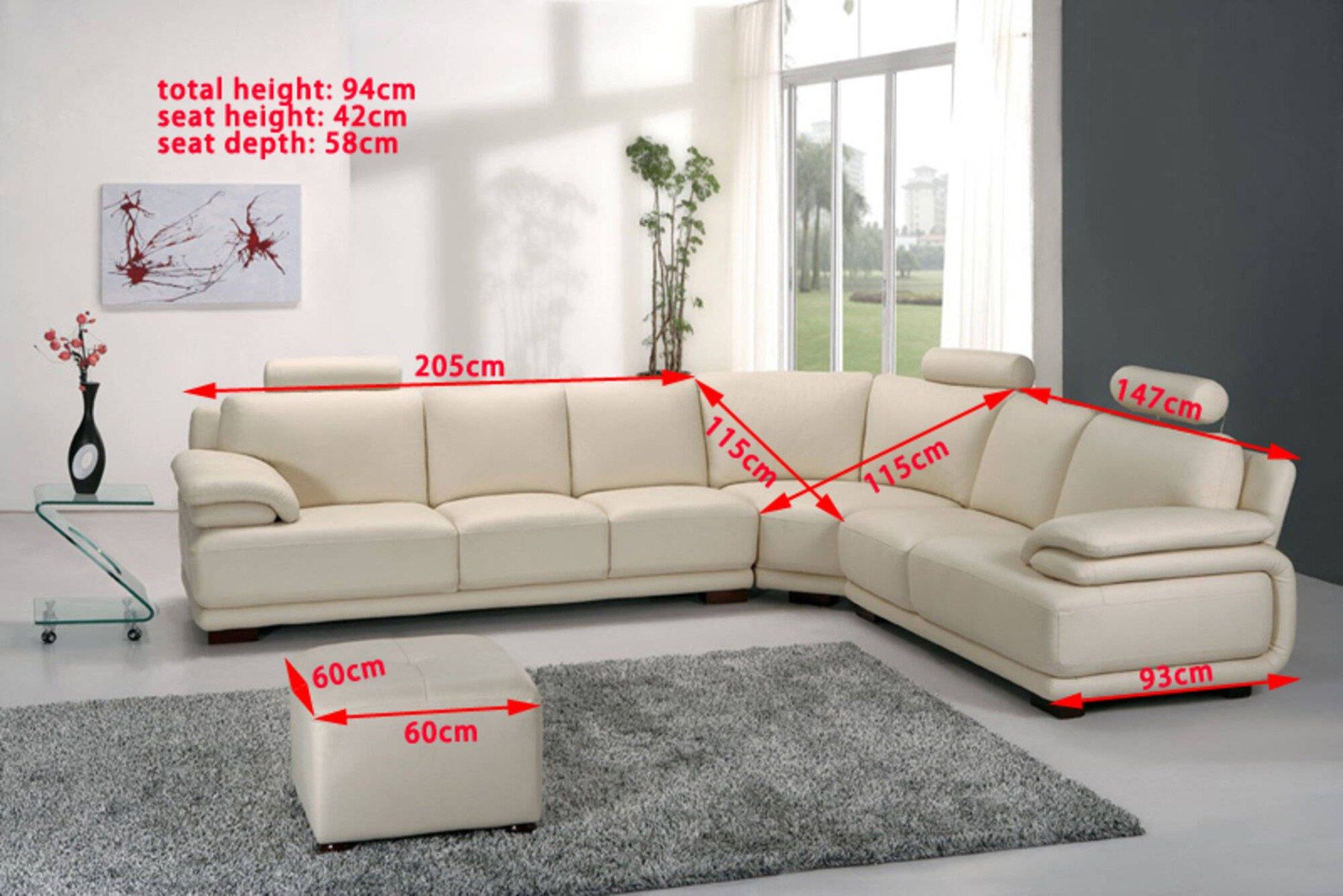 Divani: Luxus Couchen Leder Neu Sofa Sitz Eck Garnitur Polster Ecke – Nuovo e nell'imballaggio originale da Zug venduto da jvmoebel-schweiz 8