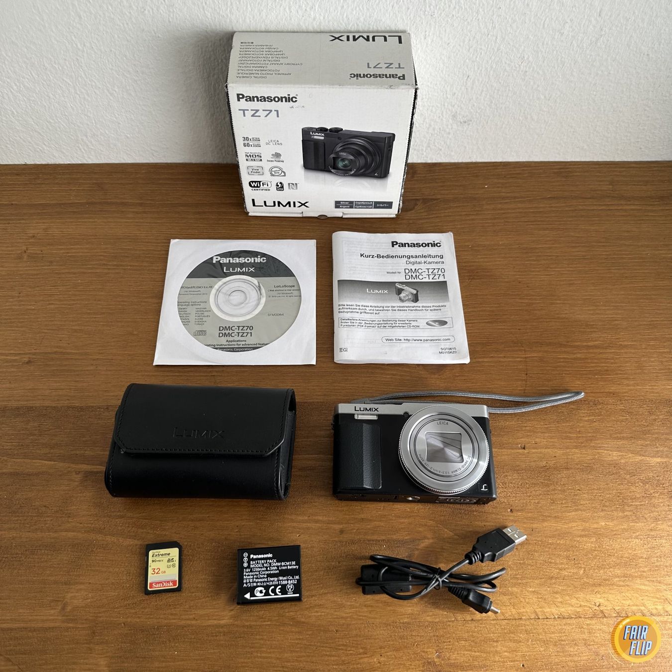 Panasonic Fotocamera: Panasonic Lumix DMC-TZ71 Digitalkamera – Usato da Luzern venduto da fairflip 1