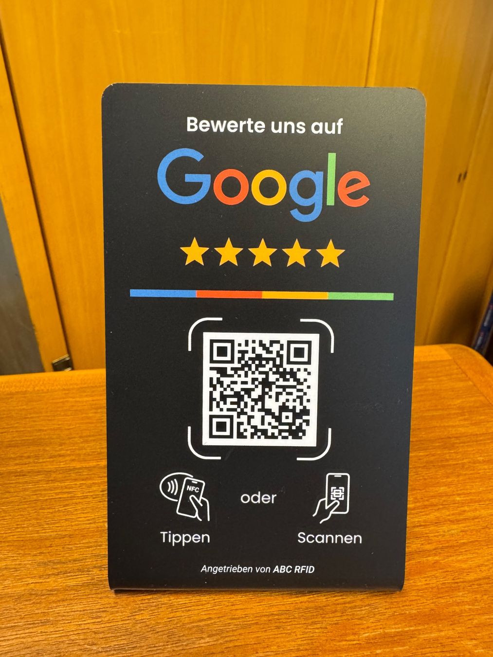 Cartoline: Google Bewertungskarte mit QR Code und NFC Funktion! – Nuovo e nell'imballaggio originale da Birmensdorf ZH venduto da Isko