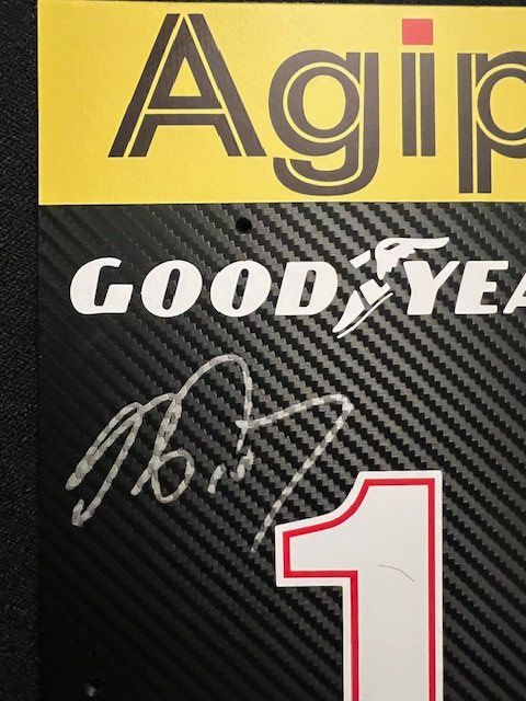 Autogramme: Alain Prost signed 1/2 scale 1990 rear wing endplate + COA – Neu (gemäss Beschreibung) aus S. Pietro von SORETOLO 2