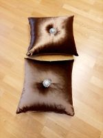 Coussin décoratif marron