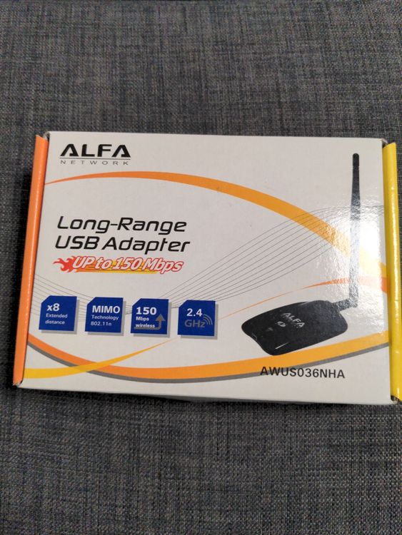 WI-FI USB Adapter Alfa Network Long-Range AWUS036NHA (Gebraucht) in ...