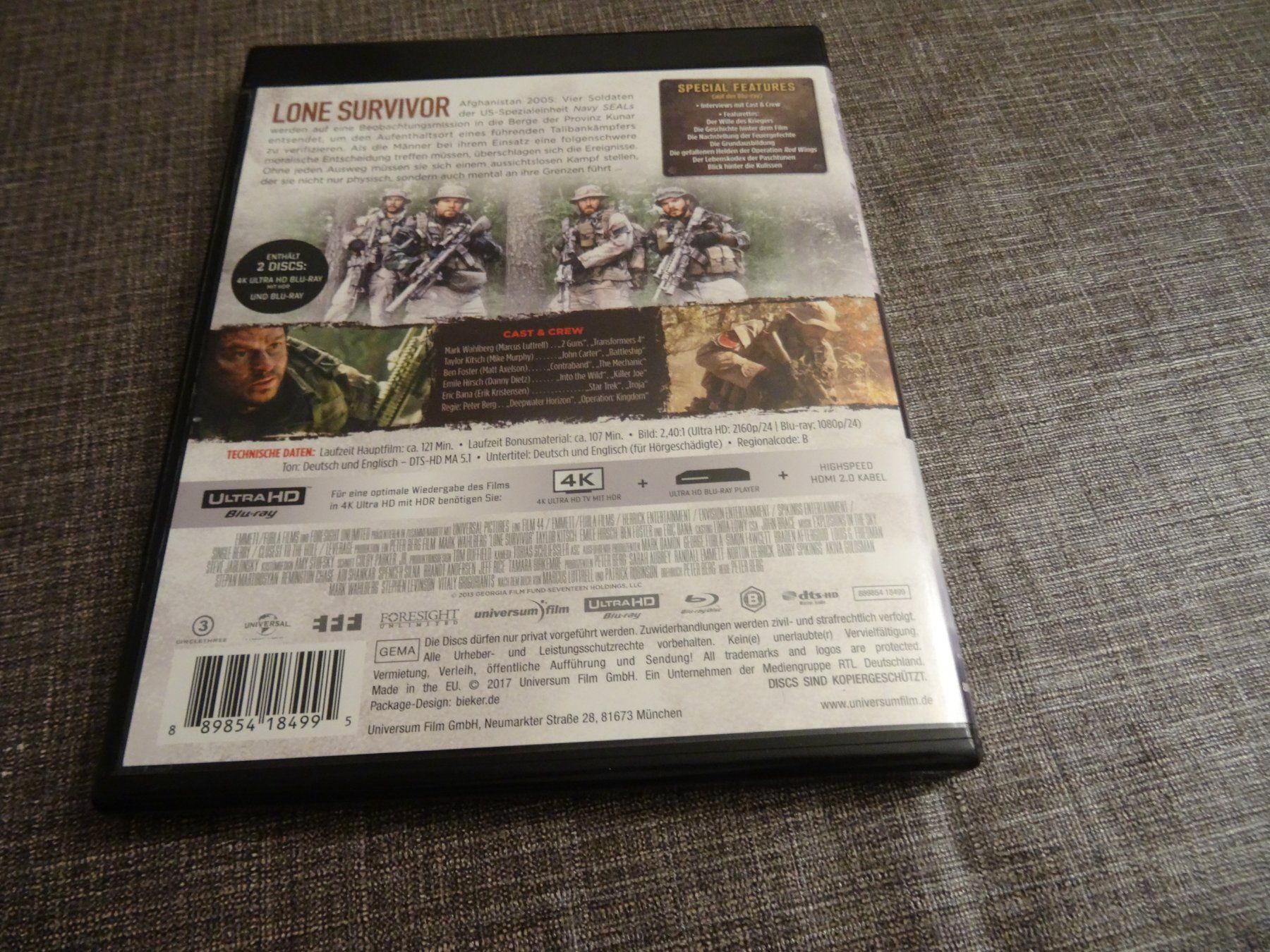 Tutti i DVDs: Lone Survivor 4K UHD Blu-ray – Usato da Olten venduto da Disc-Verkauf 2