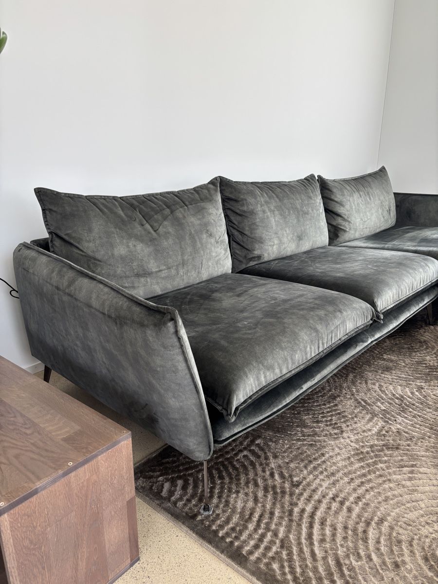 Pfister Divani: Pfister Ecksofa- Grün – Usato da Kloten venduto da lepos93 3