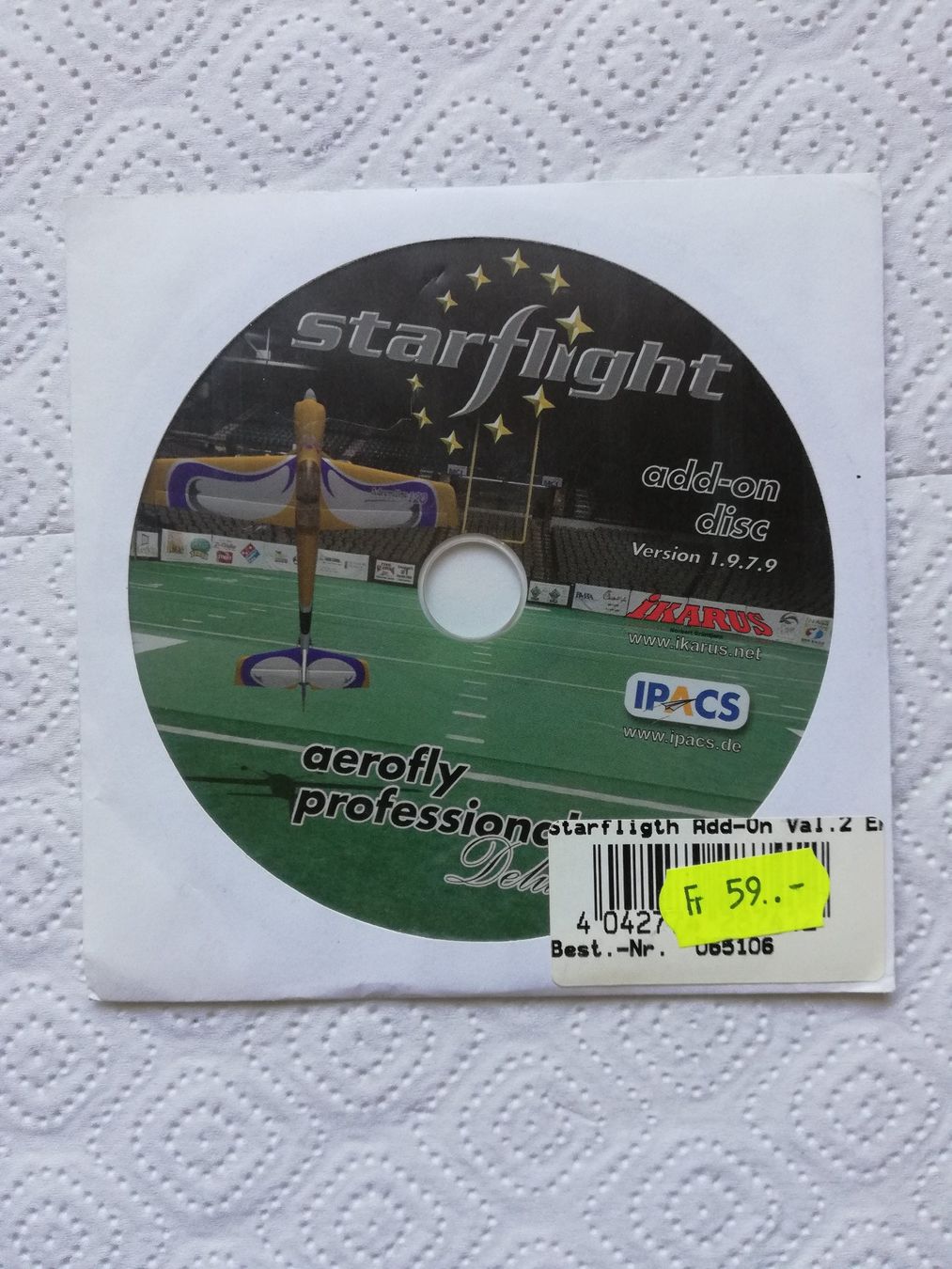 Modellismo RC: Aerofly Professional Deluxe starflight add-on disc – Nuovo e nell'imballaggio originale da Flüh venduto da AMS-Modellbau