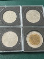 4er Set Schweizer Gedenkmünzen