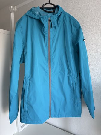 Neue Rukka Outdoorjacke in Türkis, Grösse 44 🧥