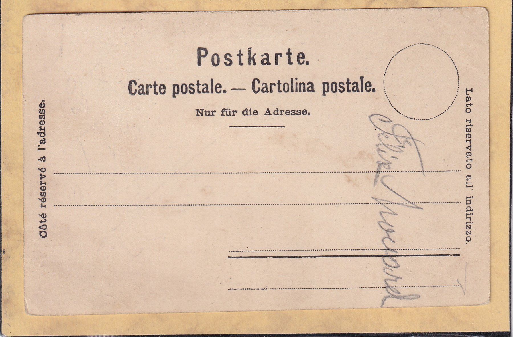 Cartoline postali: Hôtel Suisse - Châtelard (VS) 1925 – Usato da Orvin venduto da Pyaeschli 1