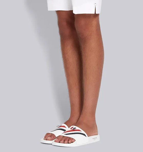 Herrenschuhe: THOM BROWNE Diagonal Stripe Rubber Slide Sandals 42 NEU – Neu (gemäss Beschreibung) aus Kreuzlingen von kruezbiz 3