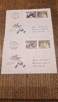 2015 FDC Vollstempel Einzeln und Zusammendruck Europa