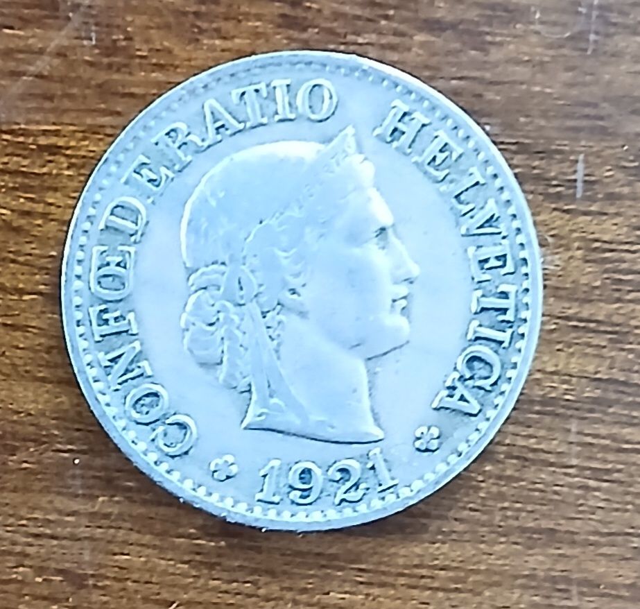 Alle Münzen: pièce de 10 centimes de 1921 – Gebraucht aus Romont FR von 777.gameur.game.boy