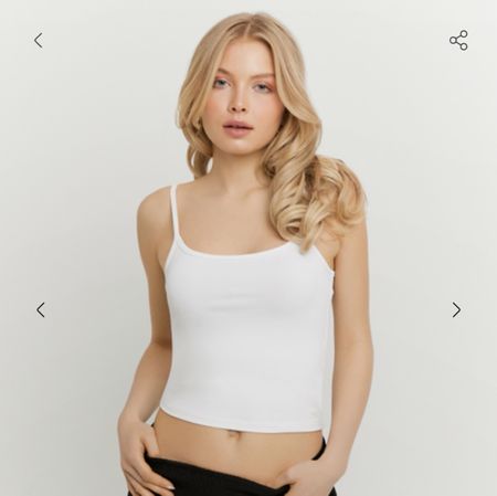 Weisses Tanktop