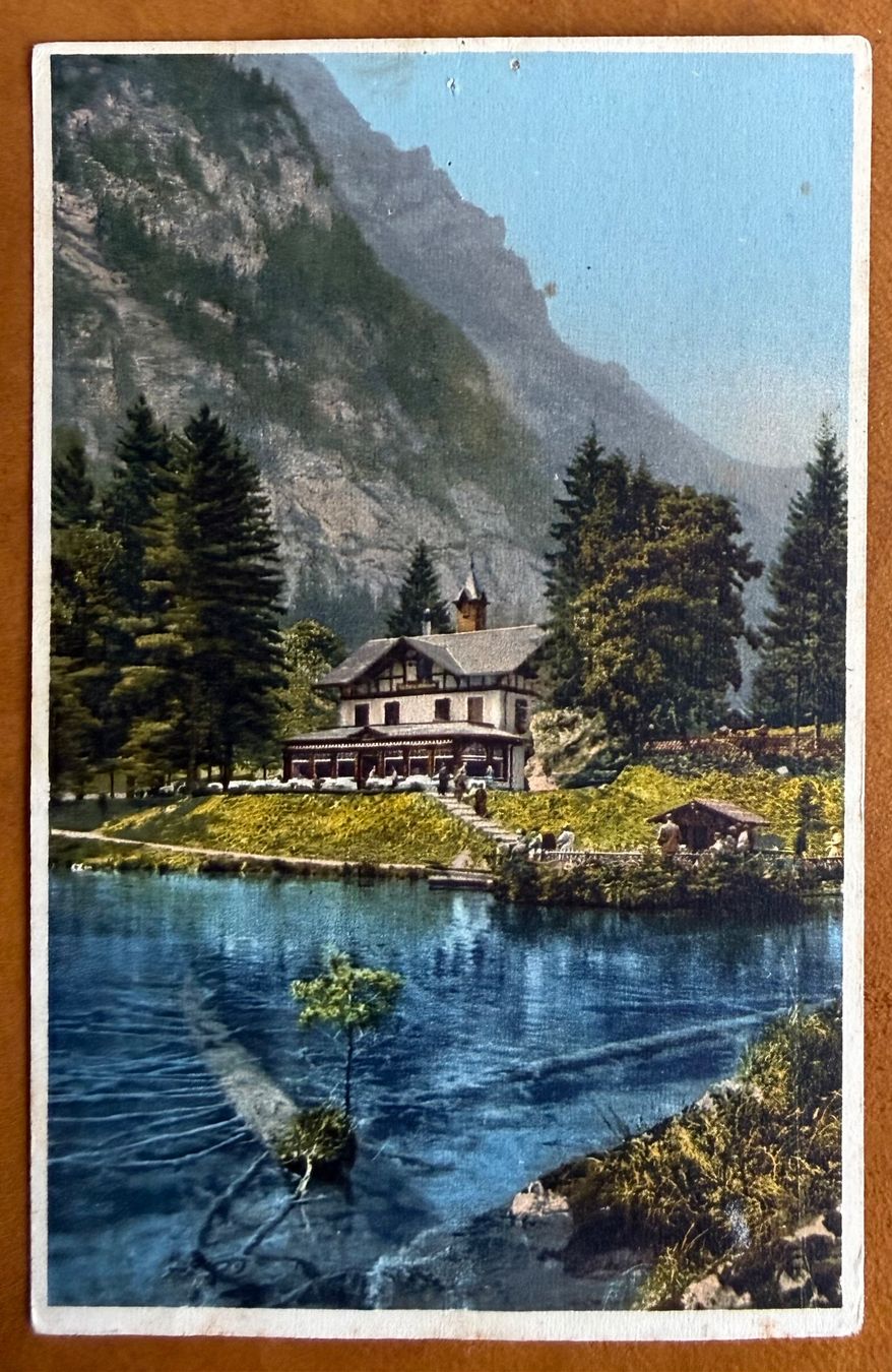 Cartes postales: Blausee im Kendertal 1937 – D'occasion à Lutry par Ediego