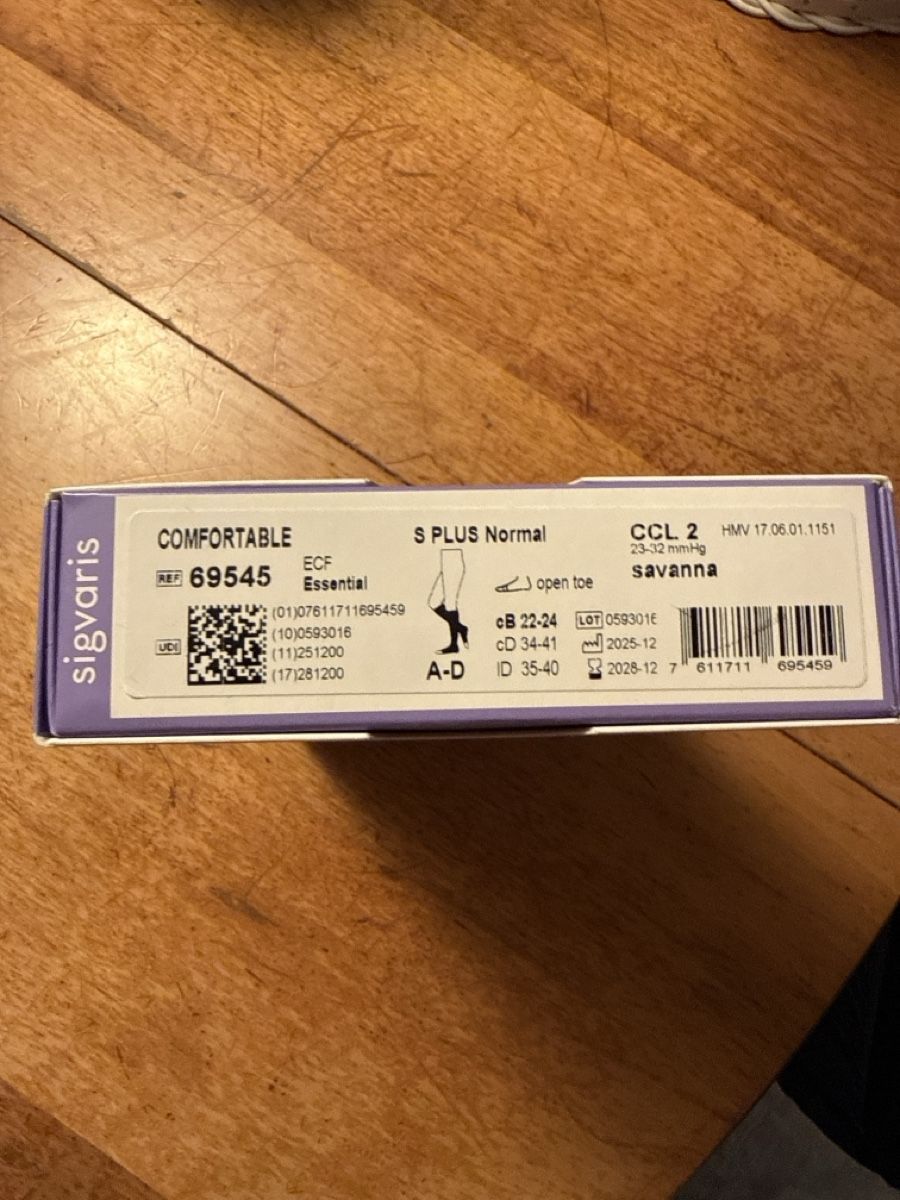 Sigvaris Calze: Sigvaris Kompressionsstrümpfe Essential S Plus normal  – Nuovo (secondo la descrizione) da Guntalingen venduto da GabrielaF010203 1