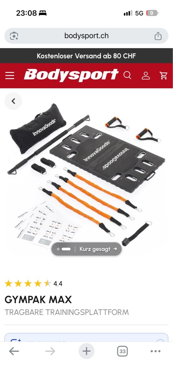 Vélos d'appartement: TRAGBARE TRAININGSPLATTFORM – D'occasion à Basel par Fschmid14 2
