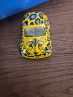 Toy Car Beetle Design Yellow Leopard Print Used