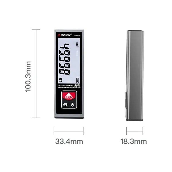 Parkside Misurare: Multifunktions-Laser-Entfernungsmesser / LCD 60m – Nuovo e nell'imballaggio originale da Bad Ragaz venduto da ejukova 2
