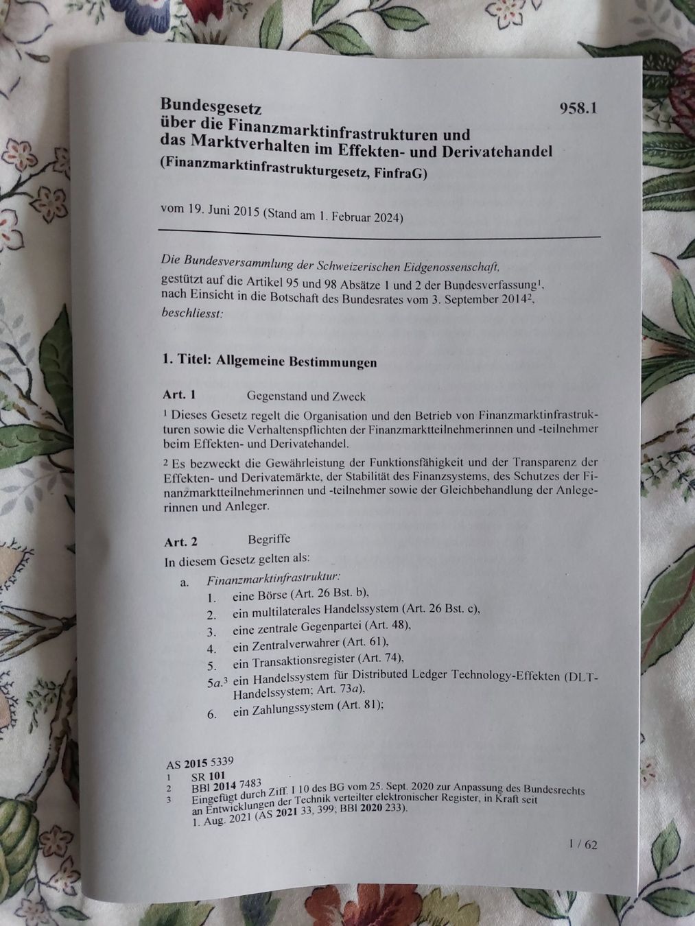 Libri: FinfraG (Stand 2024) – Nuovo (secondo la descrizione) da Münchenbuchsee venduto da vbr_jqn9