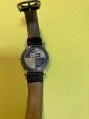 Orologi: schwarze lederdamenarmbanduhr – Usato da Schwarzenberg LU venduto da kindler007 2
