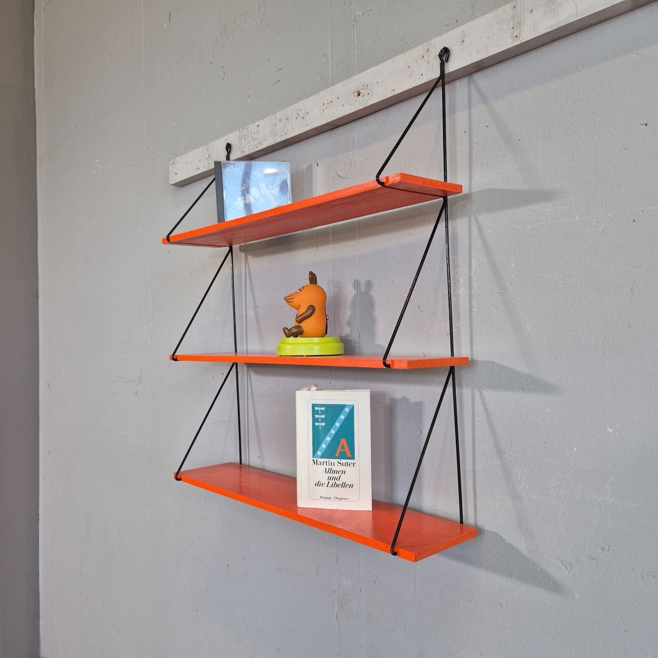 Regale: Stringregal, Bücherregal 1970 Vintage Regal String-Shelf – Gebraucht aus Nottwil von Wondewa-Shop 2