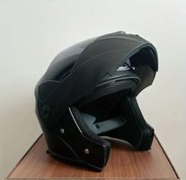 Motorrad Klapphelm schwarz-matt Grüße XL