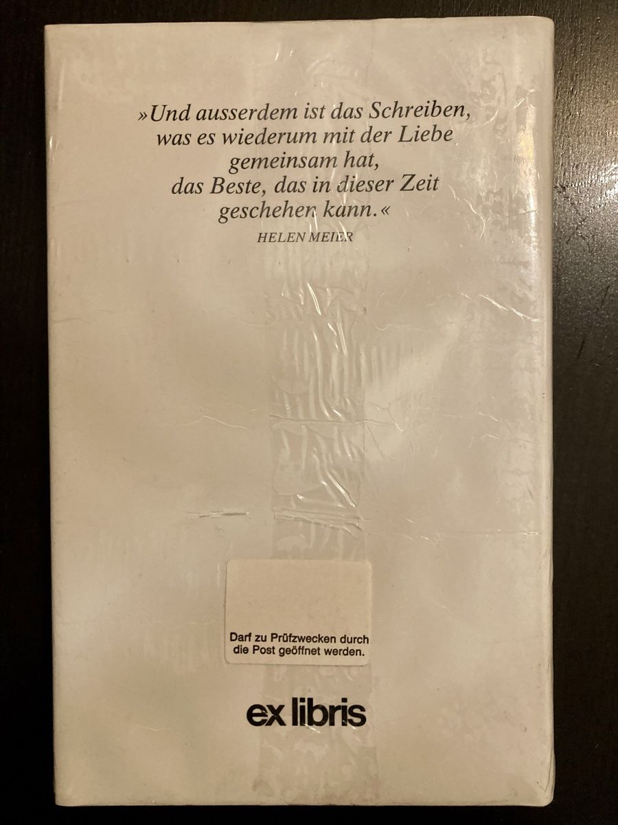 Libri: Helen Meier; Das einzige Objekt in Farbe – Nuovo e nell'imballaggio originale da Winterthur venduto da Grap75 1