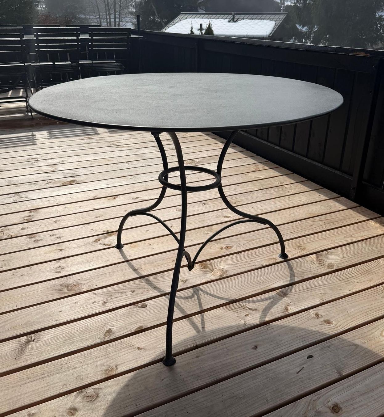 Set di tavolo e panche: Hochwertiges Gartentischset aus Metall – Usato da Stans venduto da Alvar02 3