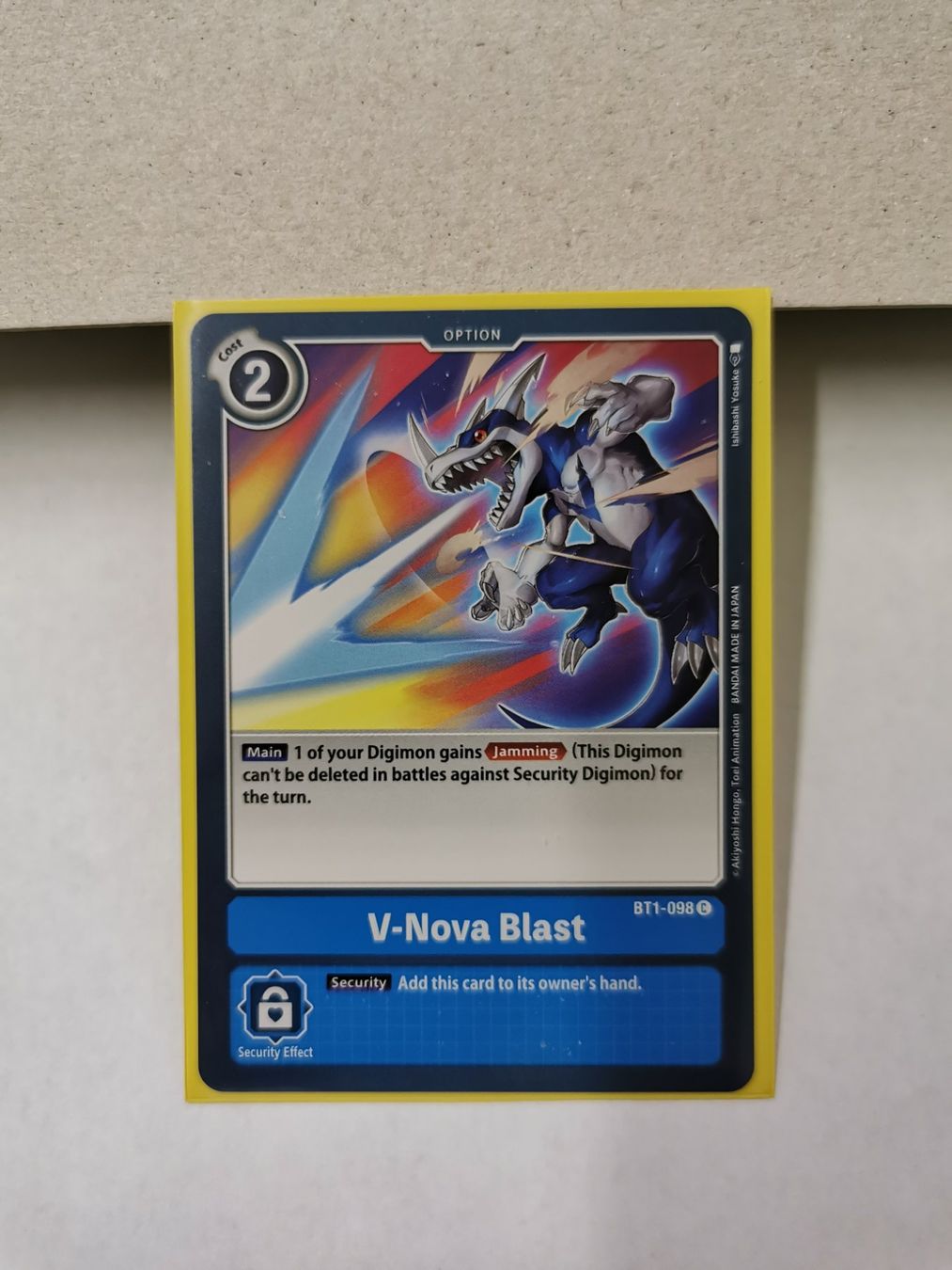 Carte collezionabili: Digimon V-Nova Blast BT1-098 C Option 2020 – Nuovo (secondo la descrizione) da Sisseln AG venduto da schenk-figuren