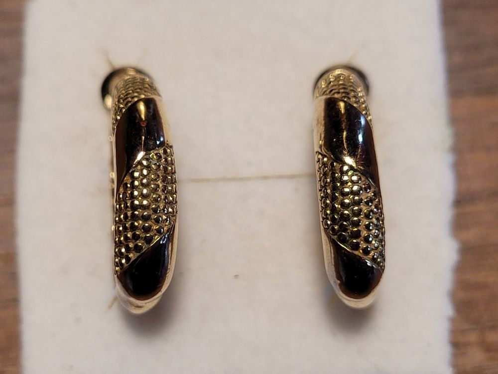 Orecchini pendenti & Orecchini a lobo: VINTAGE OHRSTECKER, ZISELIERT, VERGOLDET – Usato da Bern venduto da alimajd 2