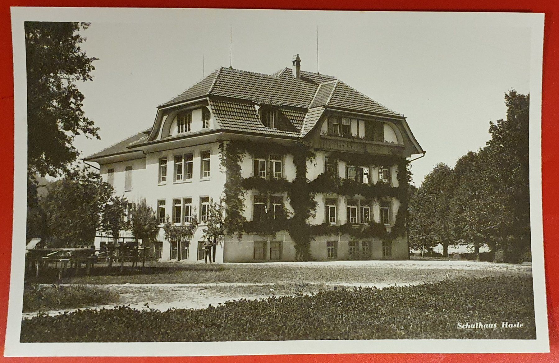 Cartoline postali: Hasle - Schulhaus – Usato da Kreuzlingen venduto da Rschweiz1