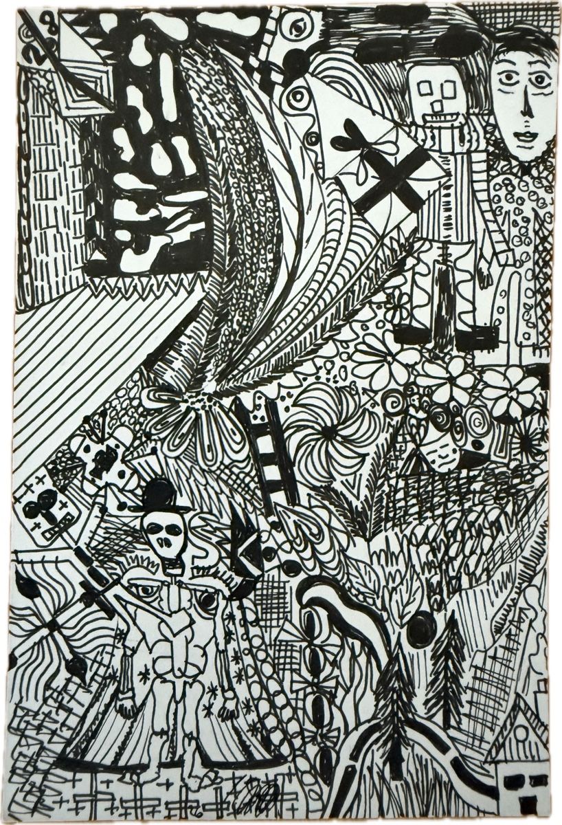 Dipinti: Das Tor / C. Steffen / Art Brut / Outsider Art – Nuovo e nell'imballaggio originale da Sempach Station venduto da blackhors