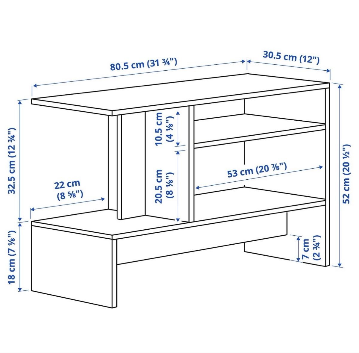 Regale: IKEA Holmerud - dunkelbraun, 80x31cm – Gebraucht aus Baden von uzumaki94 3