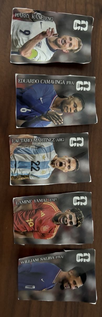 Panini Carte collezionabili: Panin cola Set mit 5 Spielern neuwertig – Nuovo (secondo la descrizione) da Kriens venduto da birrbaum