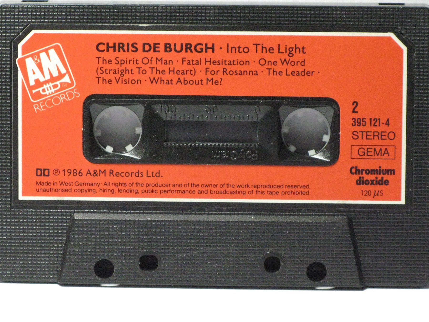 Musicassette: CHRIS DE BURGH  Into The Light – Usato da Langnau i. E. venduto da gf2_29jt 1