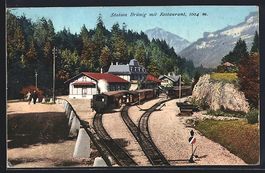 Brünig, Eisenbahnstation mit Restaurant