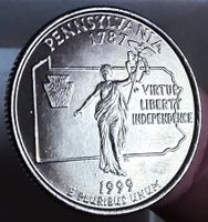 AMERIKA QUARTER DOLLAR 1999 P