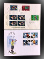 2 ungewöhnliche FDC mit Orts-ET-Stempel von Muri bei Bern