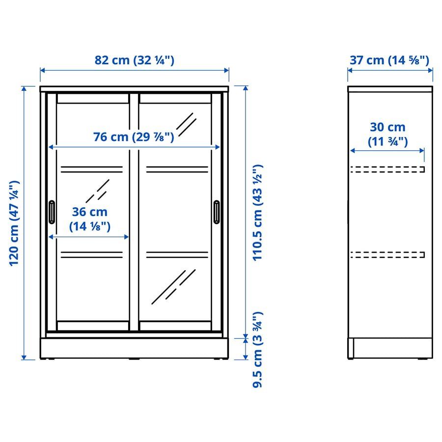 Vetrine: Display cabinet with sliding doors, oak – Usato da Zürich venduto da Kika_brz 1