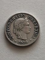 Abart 5 Rp. 1909 H ohne Querstrich