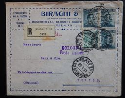 Italien Brief von 1915 nach Schweiz