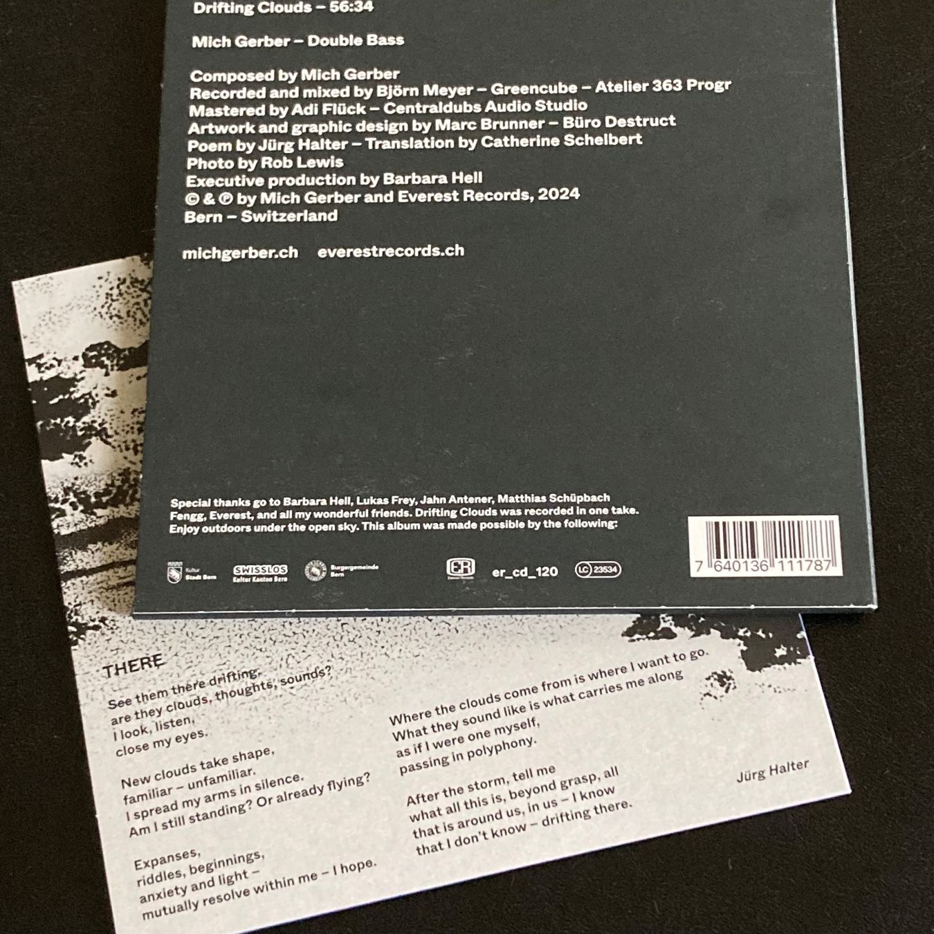 CDs: Mich Gerber - Drifting Clouds – Gebraucht aus Bern von Ntsamina 1