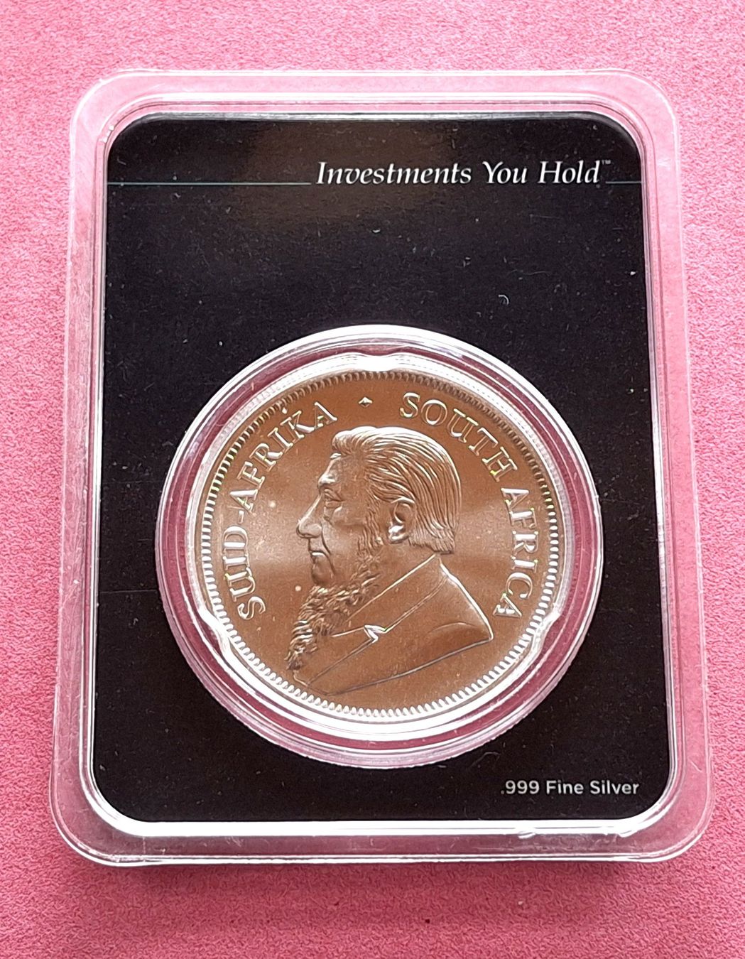 Tutti le monete: KRUGERRAND 2018 - 1 OZ FEINSILBER – Nuovo e nell'imballaggio originale da Boniswil venduto da dpd4coins 1