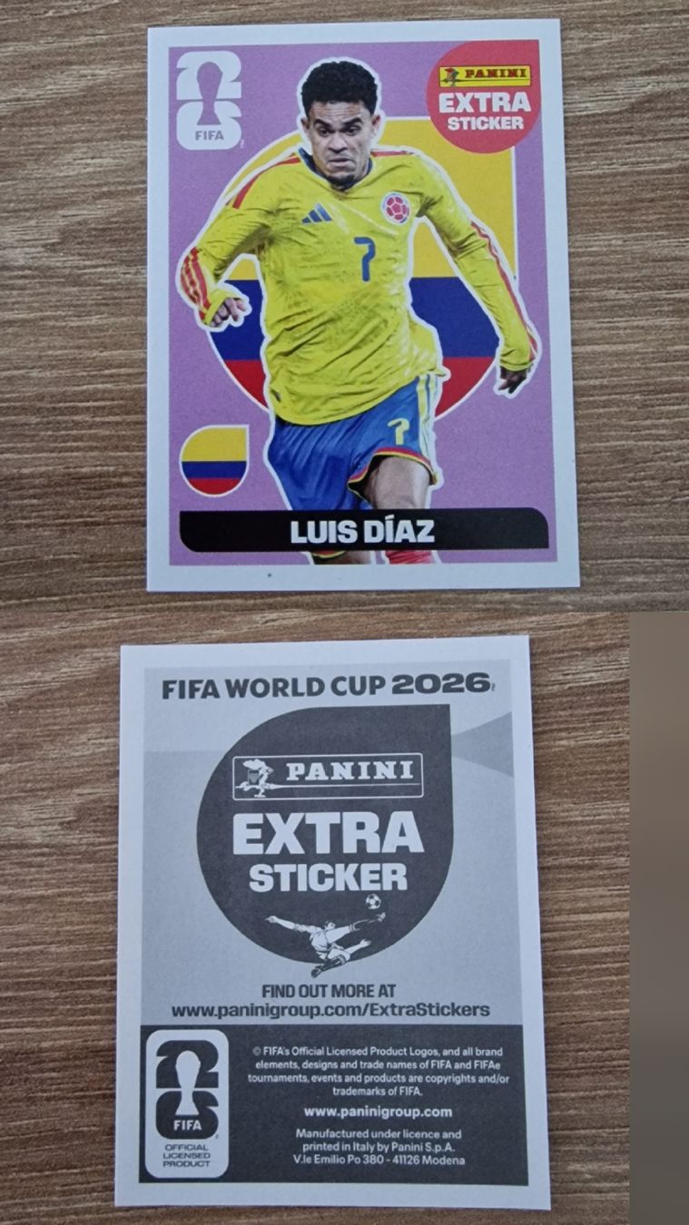 Panini Carte collezionabili: Panini Sticker Luis Diaz Extra FIFA WC 2026 – Nuovo (secondo la descrizione) da Kreuzlingen venduto da mar_kpn5