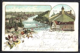 Litho Schaffhausen, Ansicht von oben, Mu